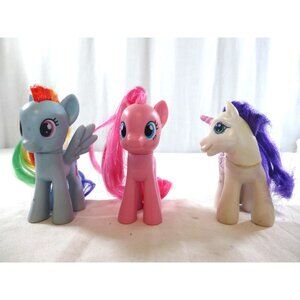 My Little Pony Pinkie Pie Fashion Style Pink Balloon an Rainbow Dash an Sweetie